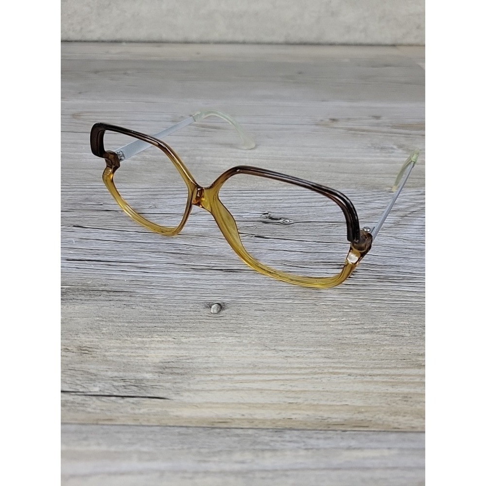 Vintage Carrera Eyeglasses Frames Mod 5554 10 Butterfly Amber Gradient Oversized